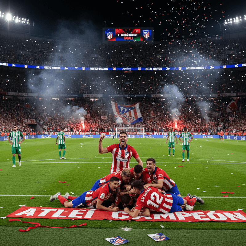 Atletico secured a hard-fought victory over Betis in La Liga match.