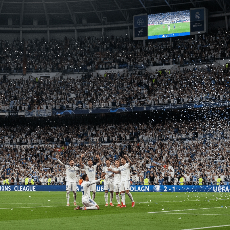 Real Madrid crushed Manchester City in the first leg of the Champions League quarter-finals.