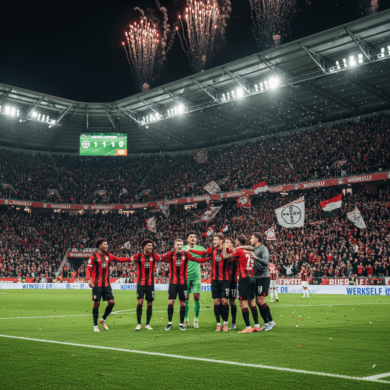 Bayer 04 extends their unbeaten streak in the Bundesliga to 18 matches.