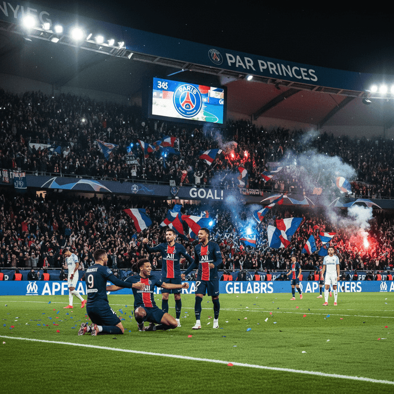 PSG crushed Marseille in the French football classic