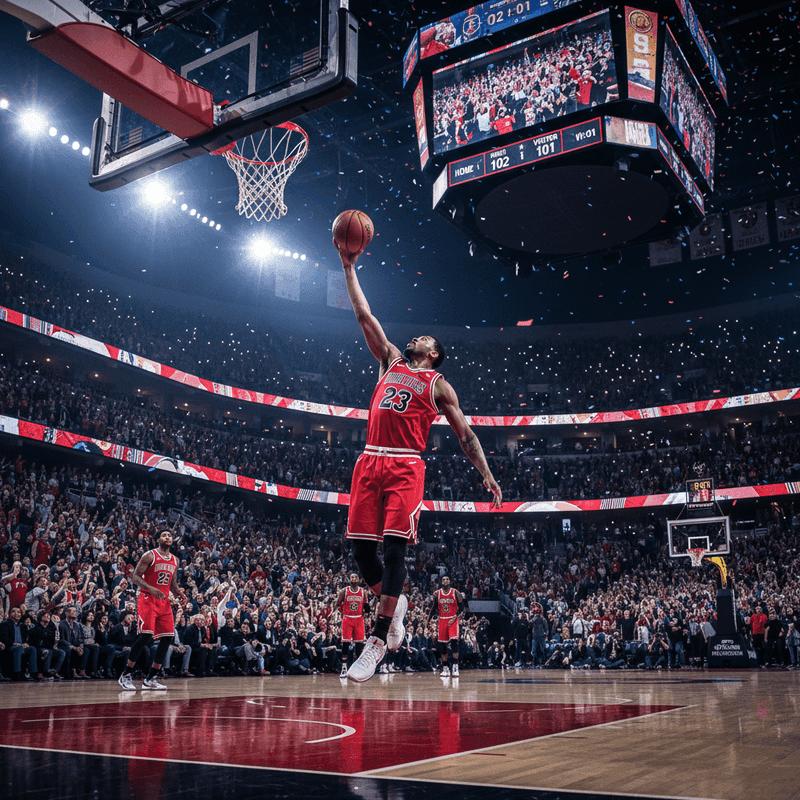 LeBron James sets a new NBA scoring record.