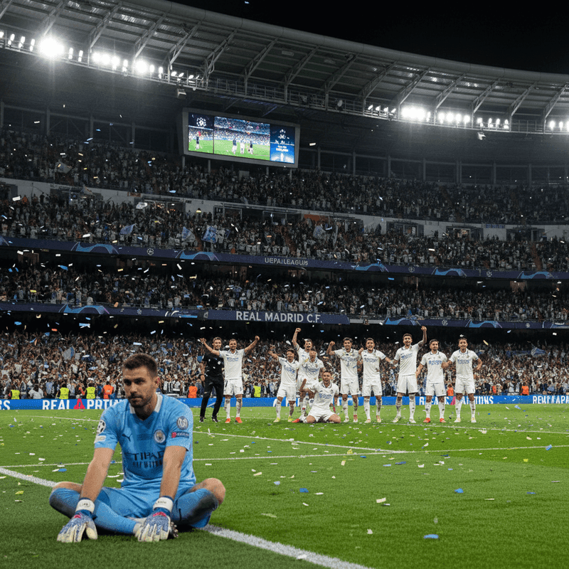 Real Madrid crushed Manchester City in the Champions League quarterfinals.