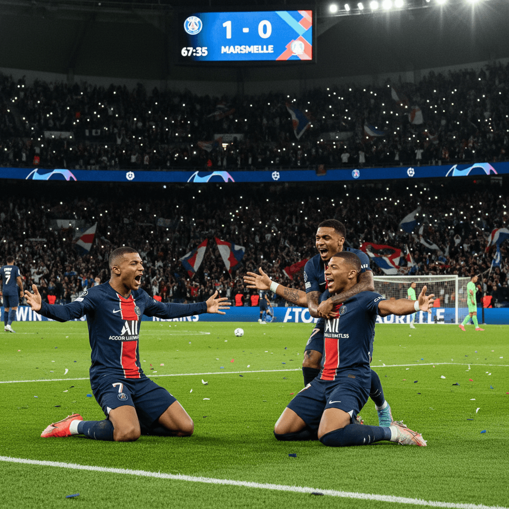 PSG secured a crushing victory over Marseille in the Ligue 1 classic.
