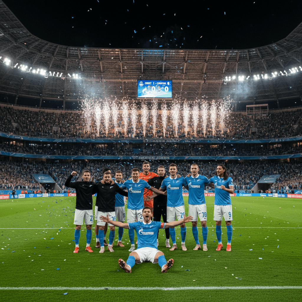 Zenit crushed Spartak in the RPL derby with a record score.