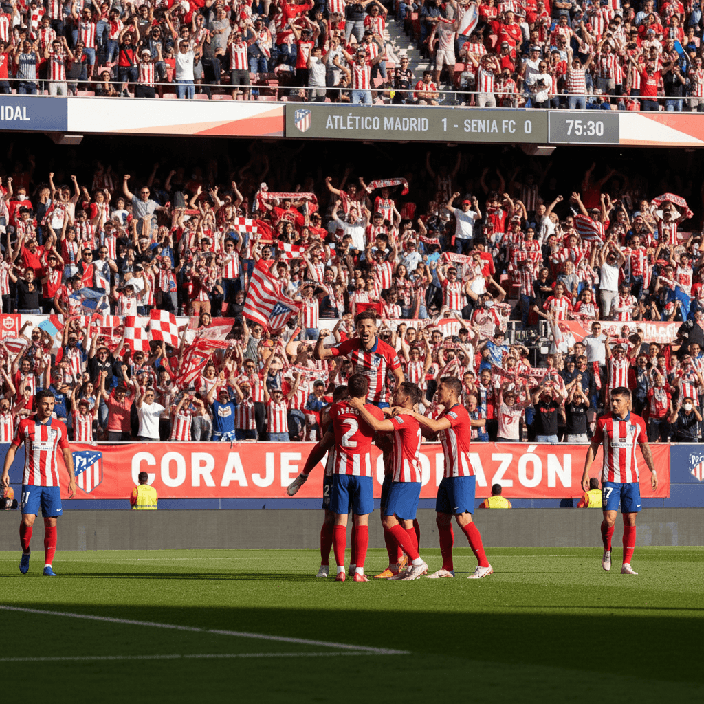 Atletico crushed Sevilla in La Liga match.