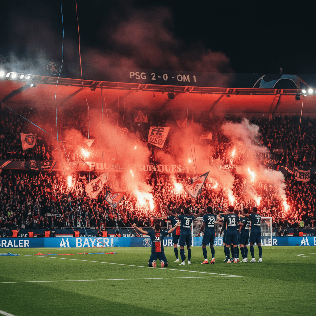 PSG crushed Marseille in the French football classic