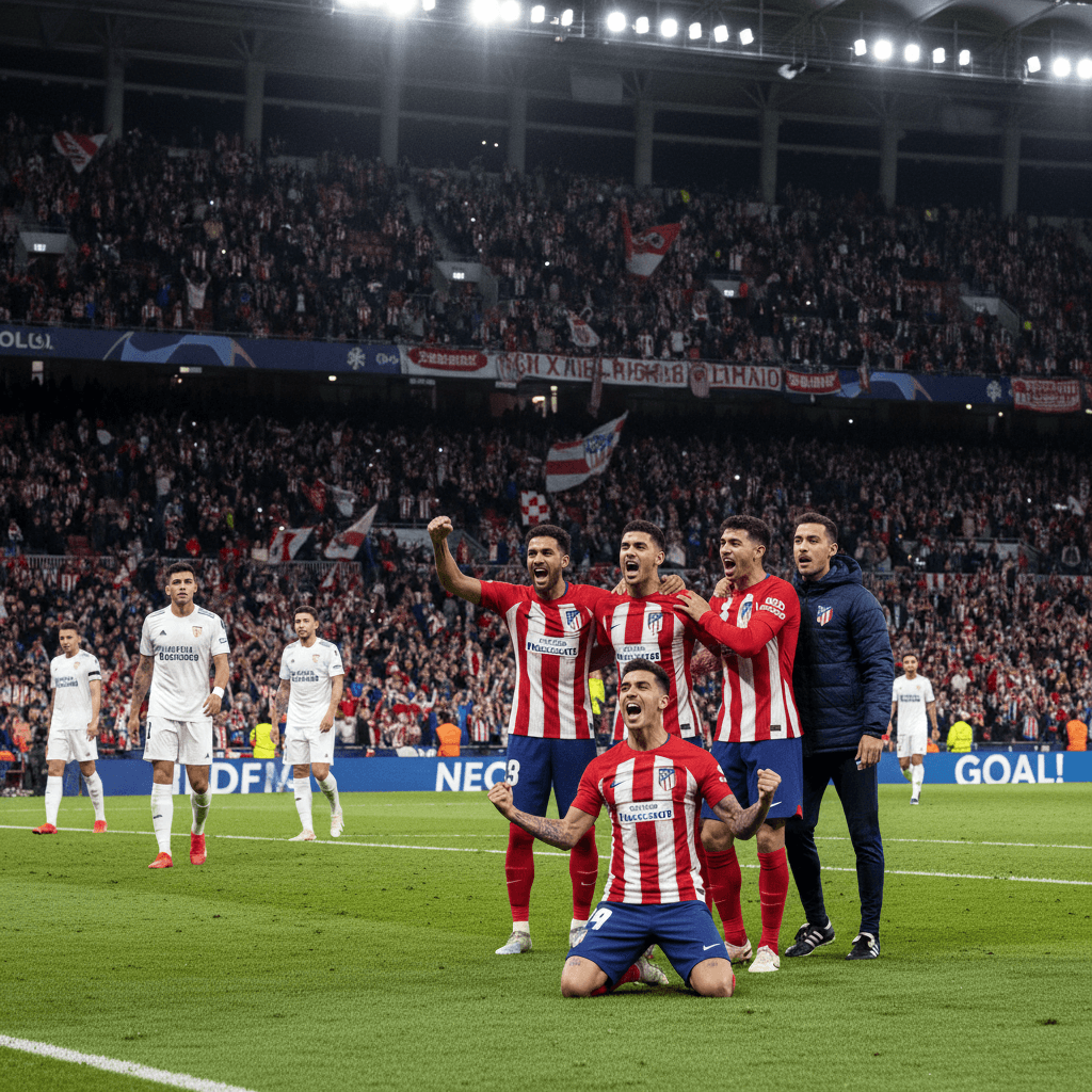 Atletico Madrid crushed Sevilla in La Liga match.