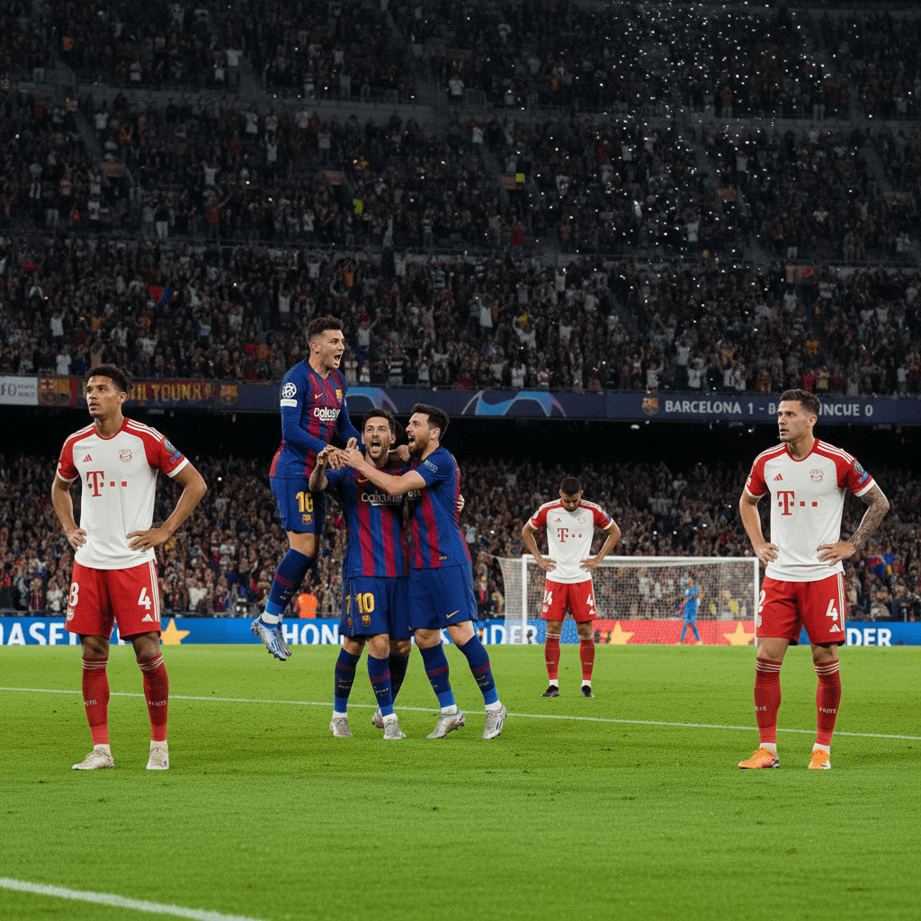 Barcelona crushed Bayern in the Champions League quarterfinals.