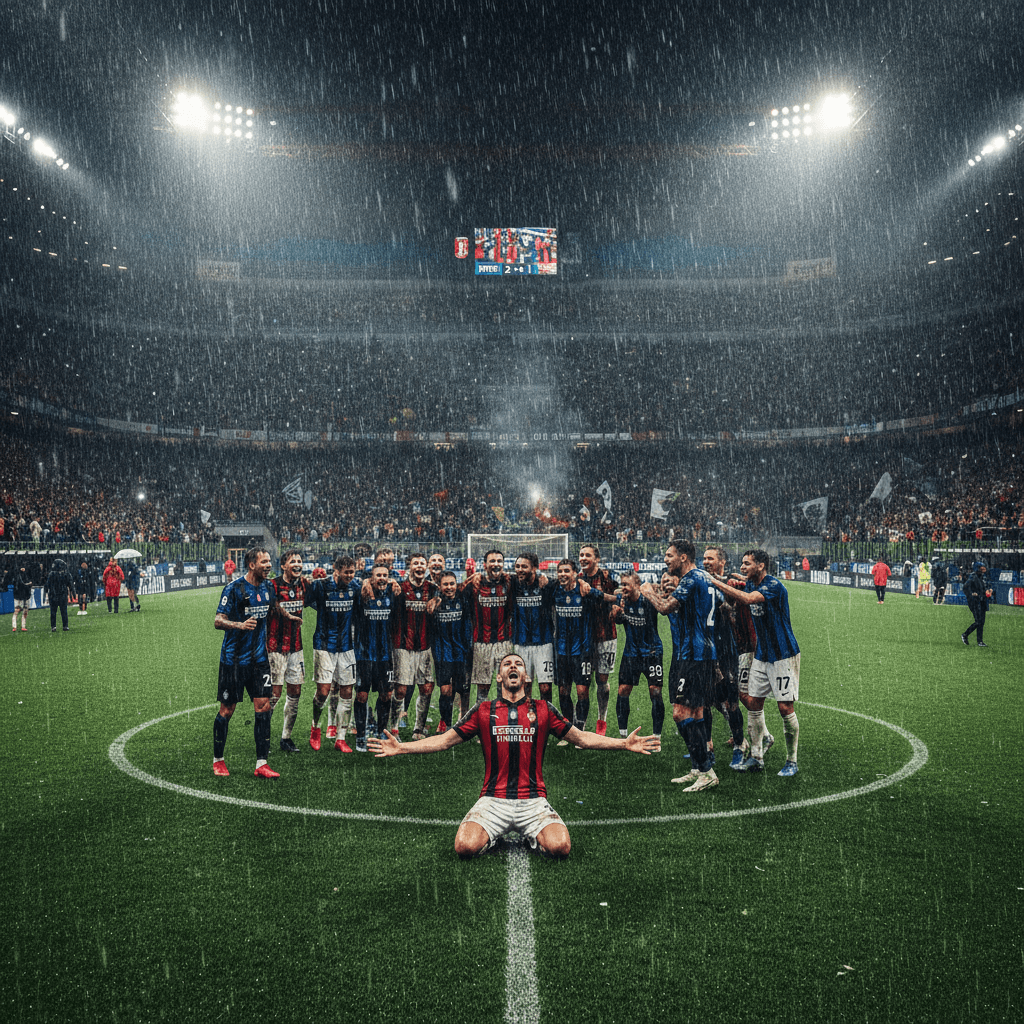 Inter snatched victory from Juventus in the Italian derby.