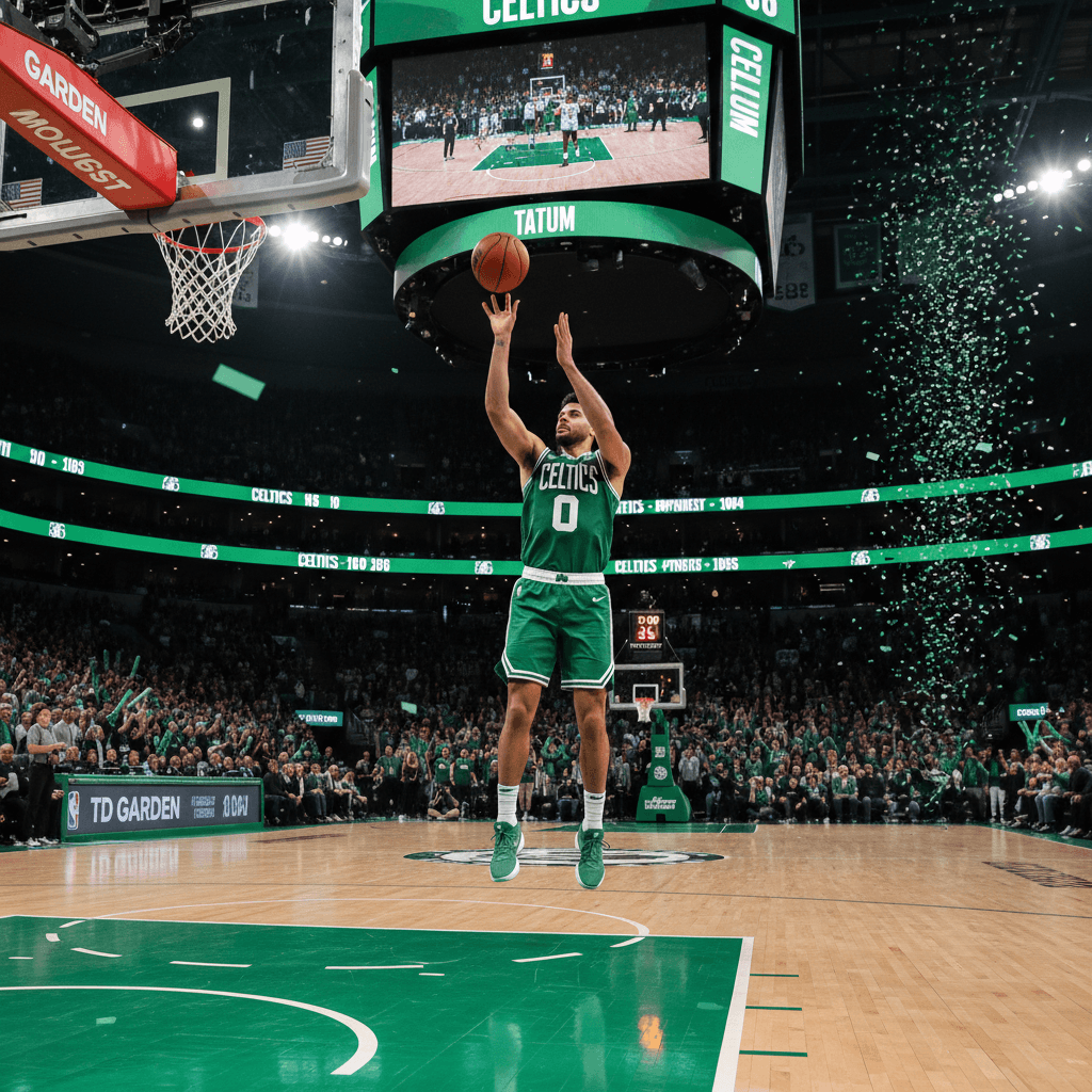 Tatum sets Boston Celtics record in game against Phoenix Suns