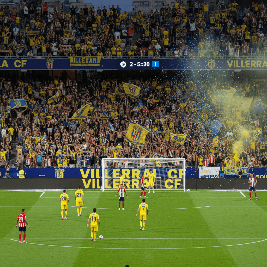 Villarreal sensationally defeats Atletico Madrid in La Liga match