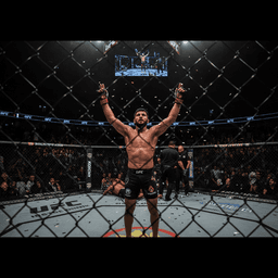 Sensational knockout by Islam Makhachev in the UFC Fight Night main event