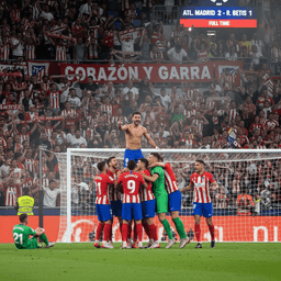Atletico secured a hard-fought victory over Betis in the La Liga match.