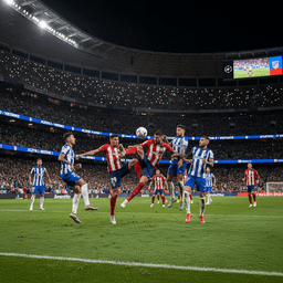 Atletico defeats Sociedad in a tense La Liga match.