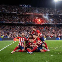 Atletico crushed Sevilla 4-0 in the La Liga match