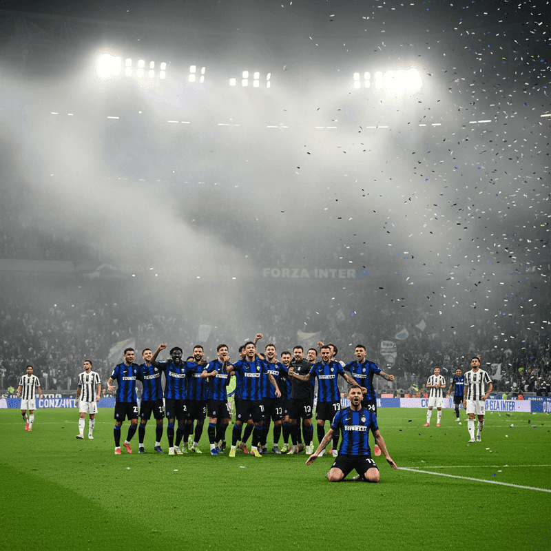 Inter defeated Juventus in the Italian derby and strengthened their lead