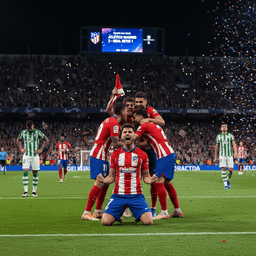 Atletico secured a hard-fought victory over Betis in the La Liga match.