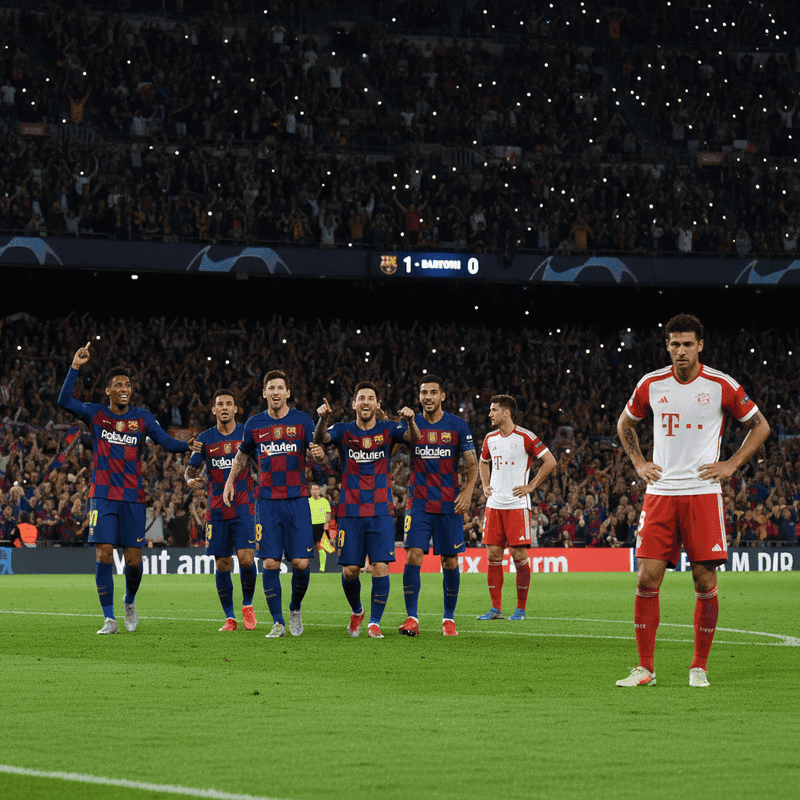 Barcelona crushed Bayern Munich in the Champions League quarterfinals.