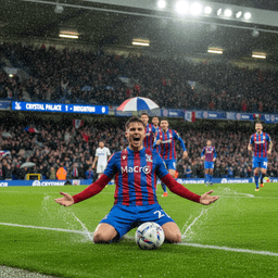 Crystal Palace sensationally defeated Brighton in the Sussex derby.