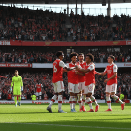 Arsenal crushed Bournemouth 4-0, climbing to 2nd place in the Premier League.
