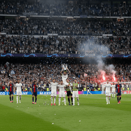 Real Madrid snatched victory from Manchester City in the first leg of the Champions League semifinal.