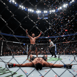 Alex Pereira knocked out Jon Jones in the first round.